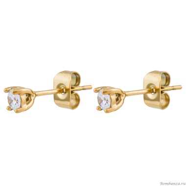 Пусеты Fiore Luna, WHITE